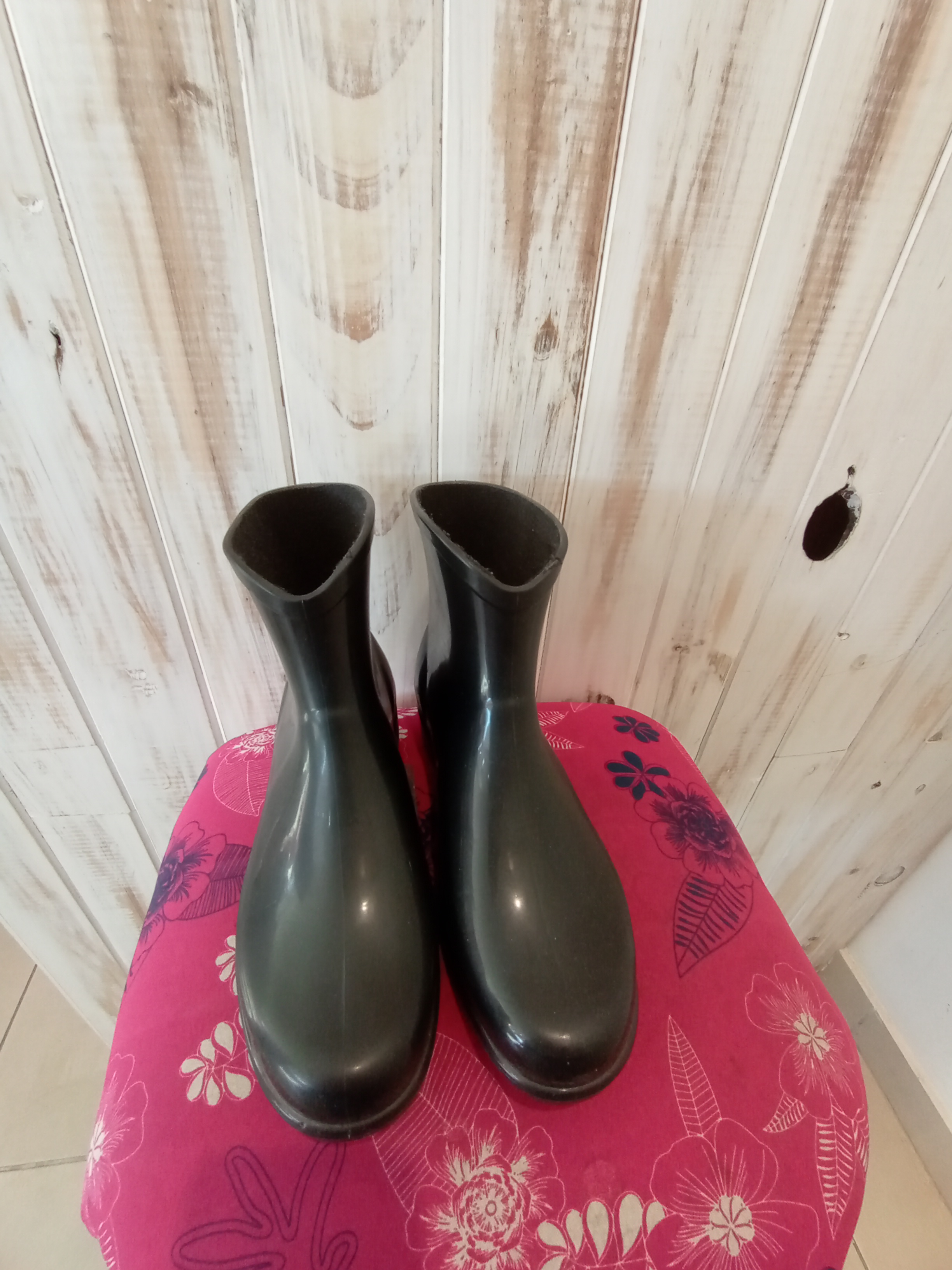 Botas de lluvia negras talle 39