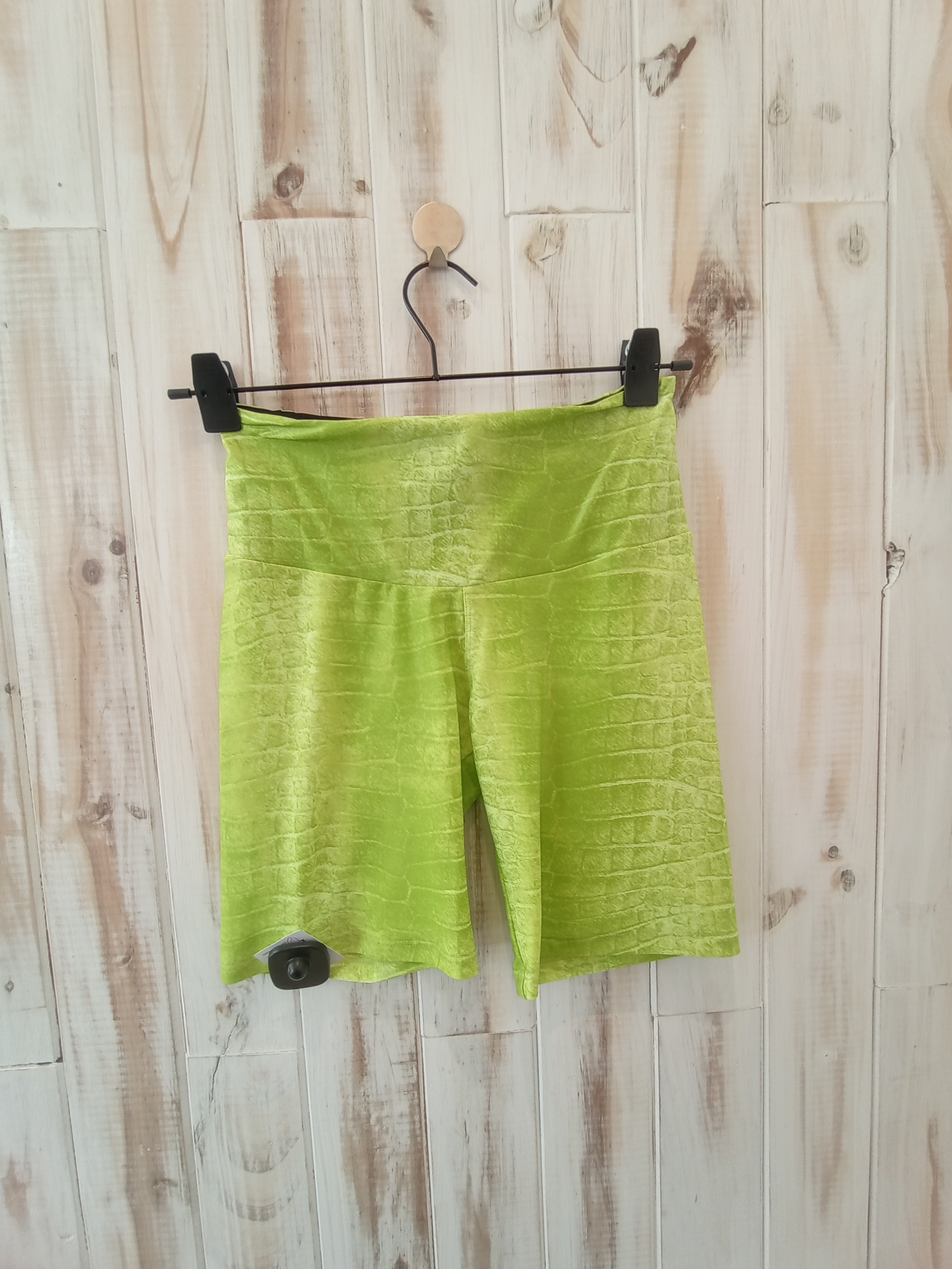 Short verde animal print reptil