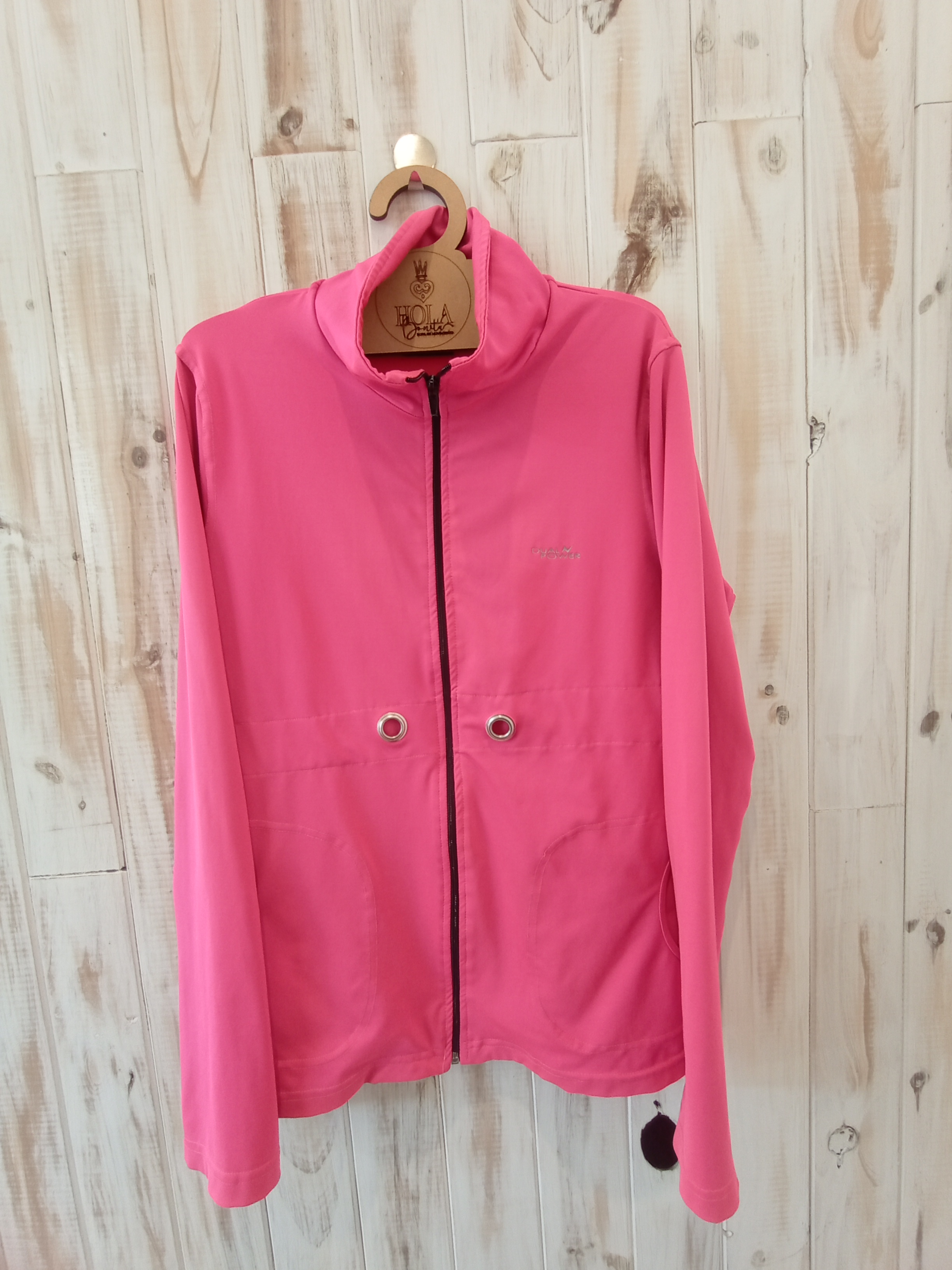 Campera rosa dual power